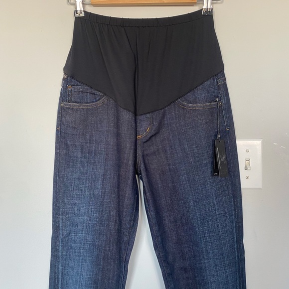 CITIZENS OF HUMANITY Jeans Crop Maternity Phoebe Skinny Scorpio - Picture 2 of 4